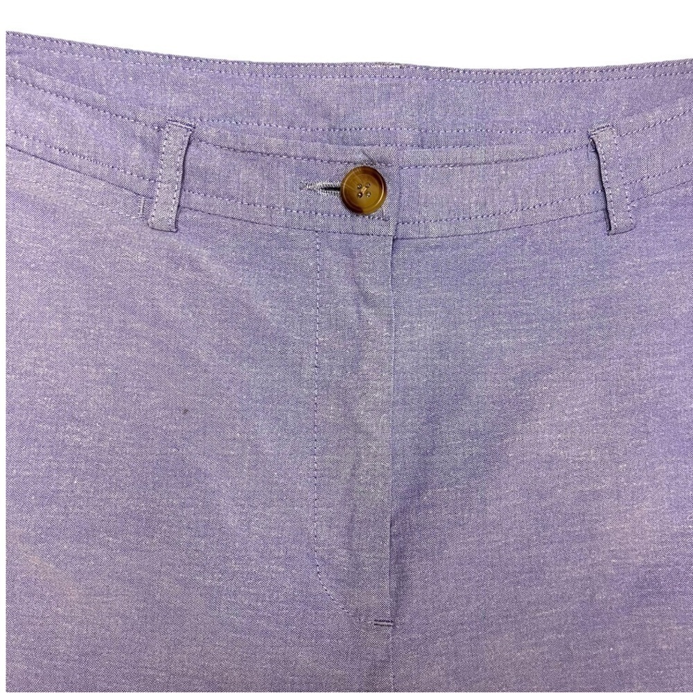 LL Bean Cotton Capri Pants in Blue - Picture 3 of 10